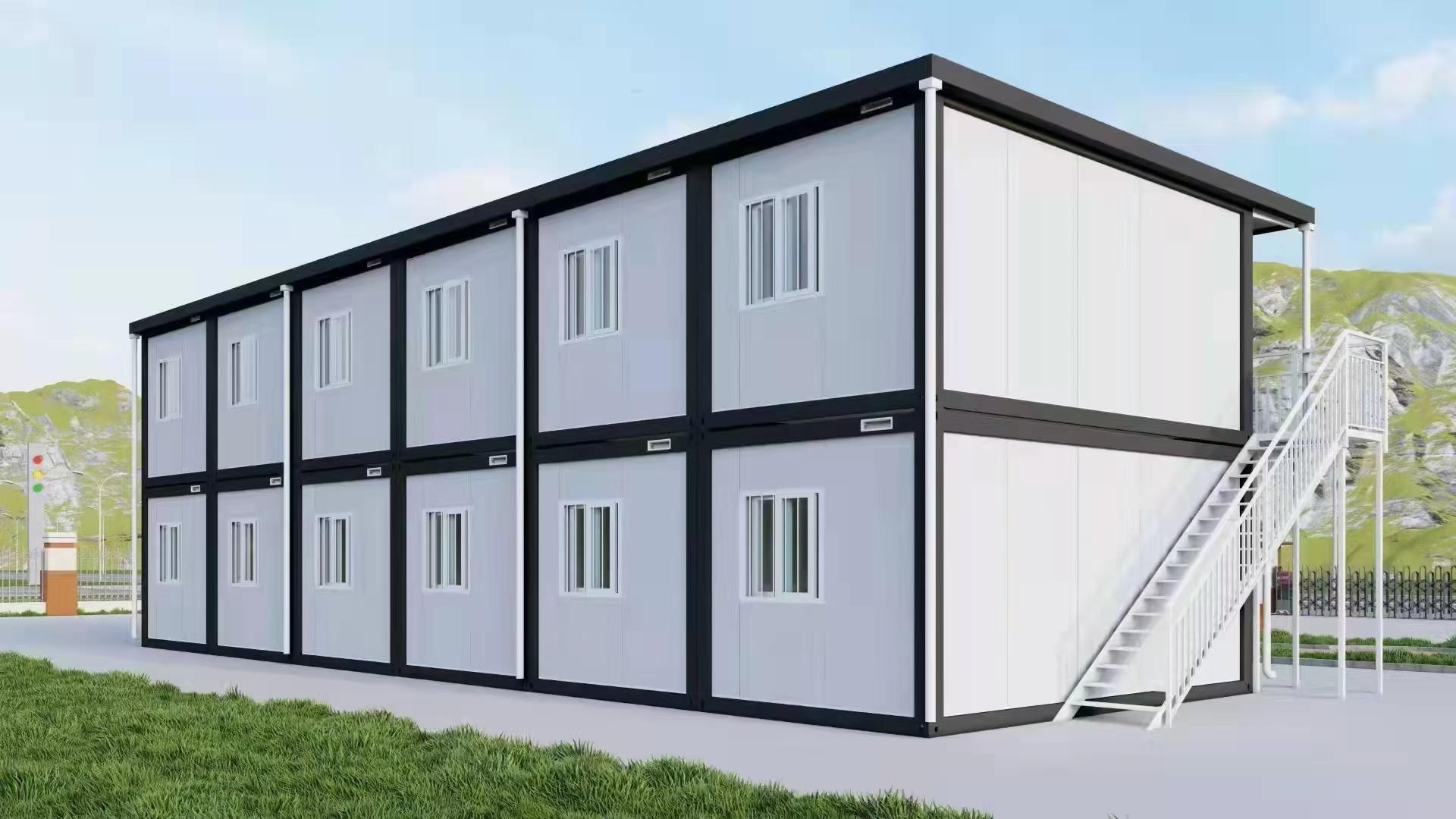 Multi-unit modular container building
